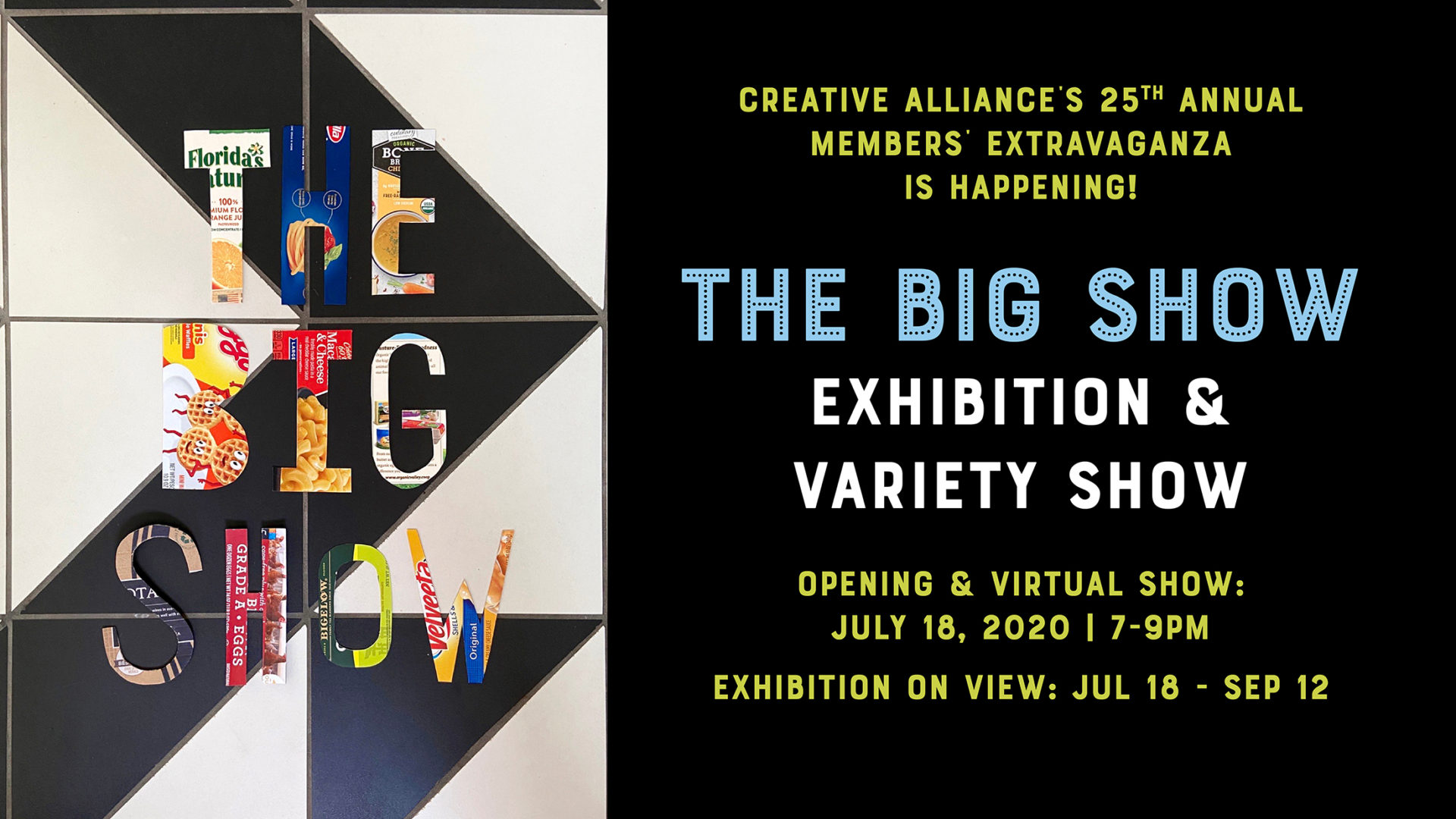 Creative Alliance | the big show creative alliance members exhibition and variety show
