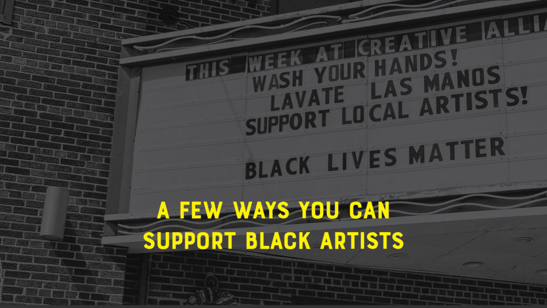 support black artists in baltimore