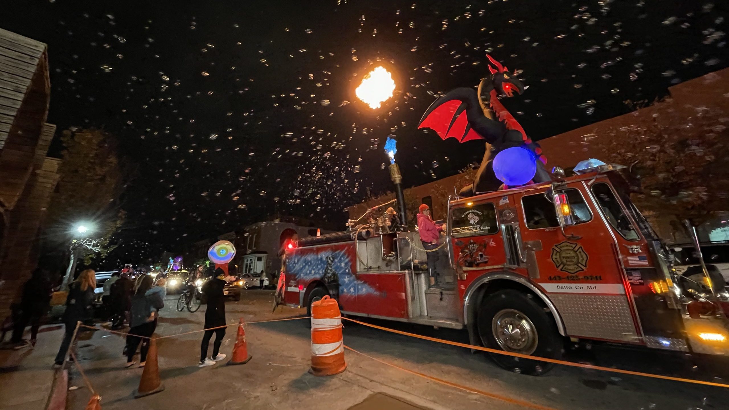 Creative Alliance | Lantern Parade fire truck