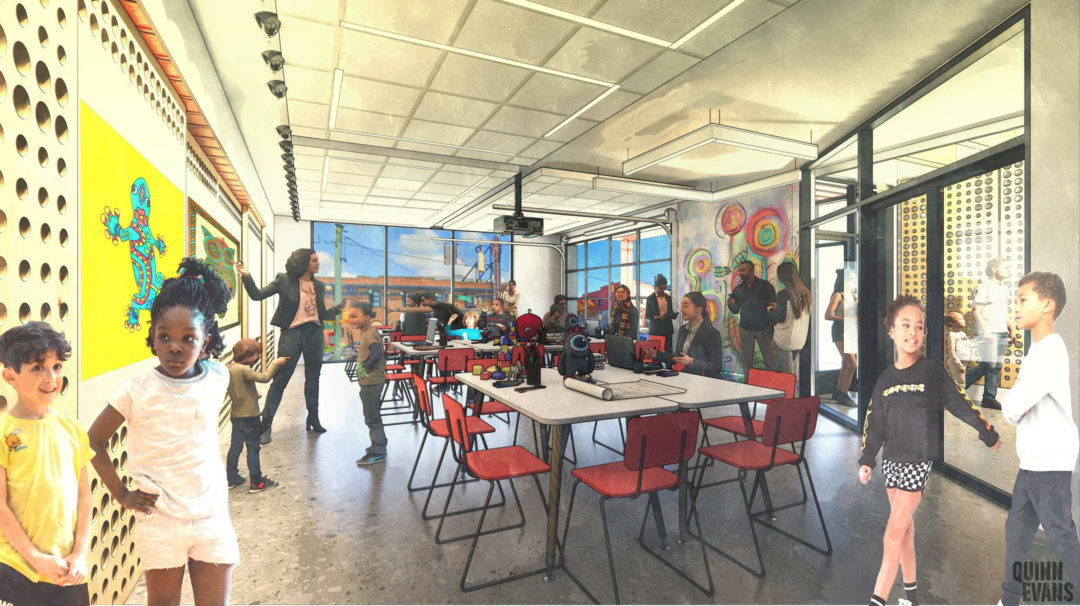 Creative Alliance | Creativity Center Classroom rendering