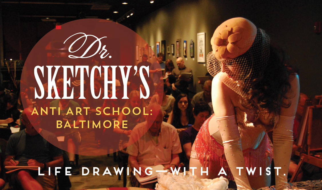 Creative Alliance | Dr. Sketchy's Anti Art school: Baltimore ; Life Drawing - with a twist