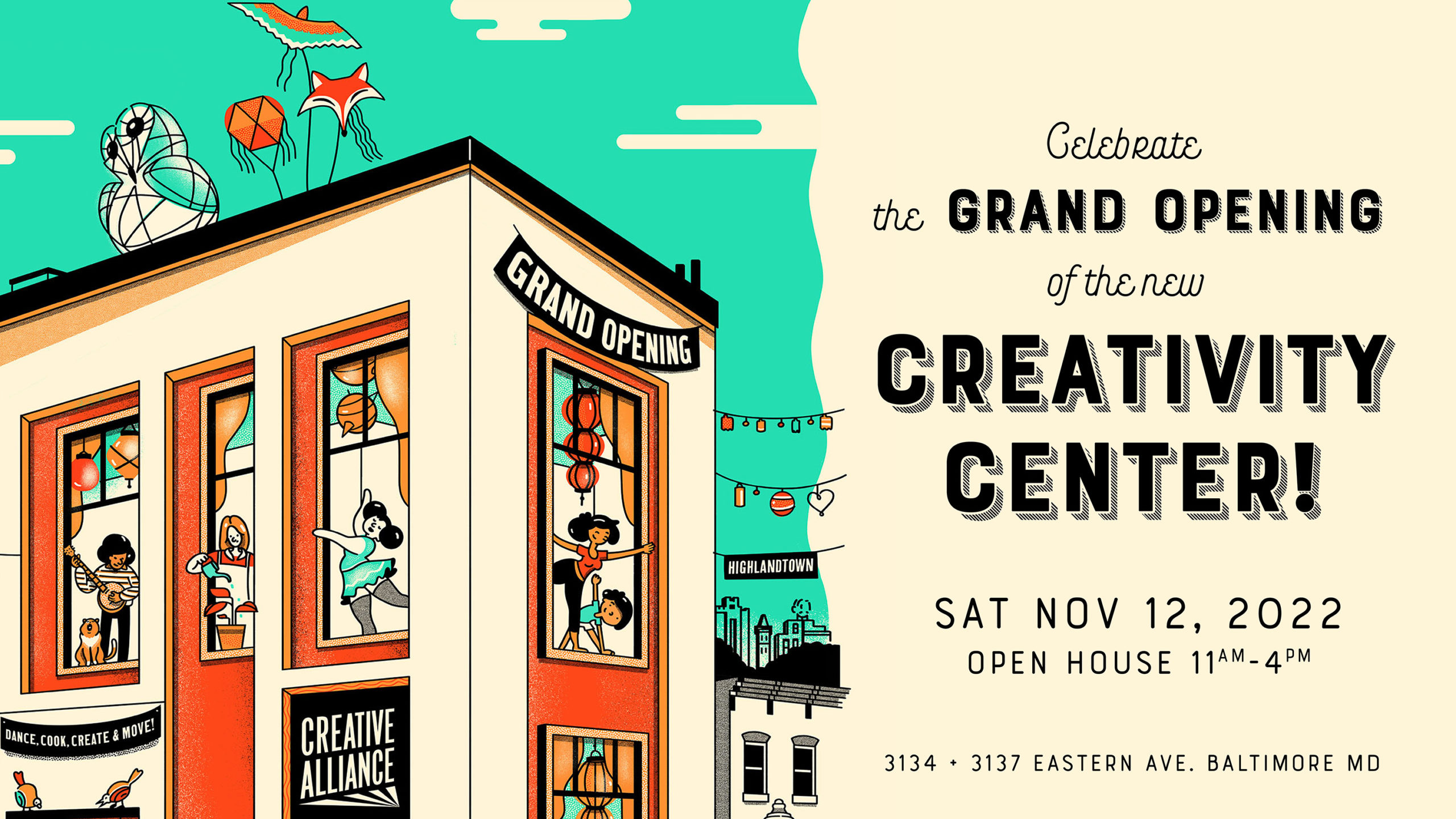Creative Alliance | Celebrate the Grand Opening of the new Creativity Center