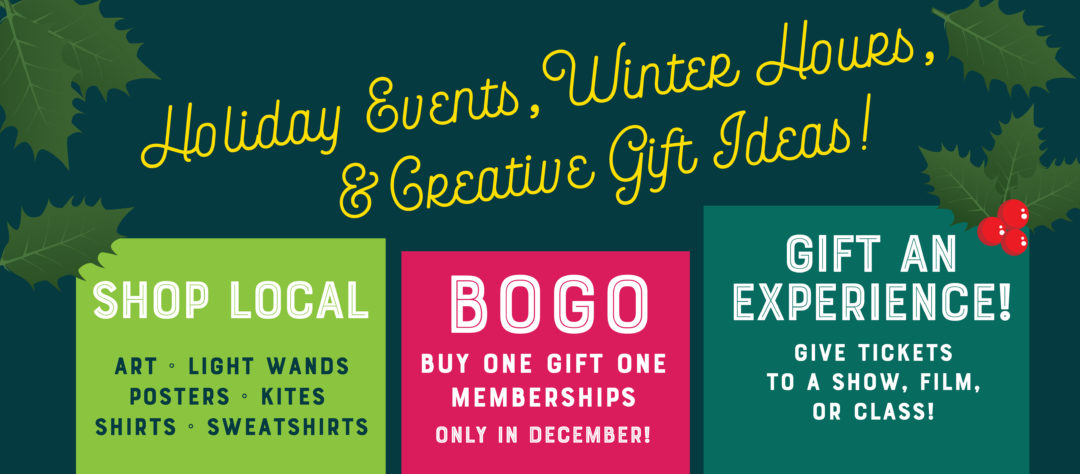 Holiday Events, BOGO, Gifts Graphic