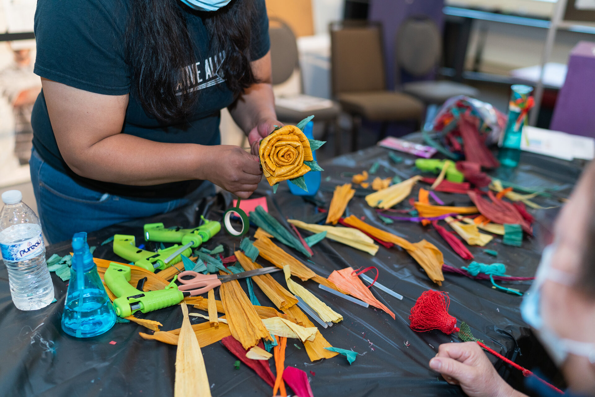 Creative Alliance Corn Husk Art