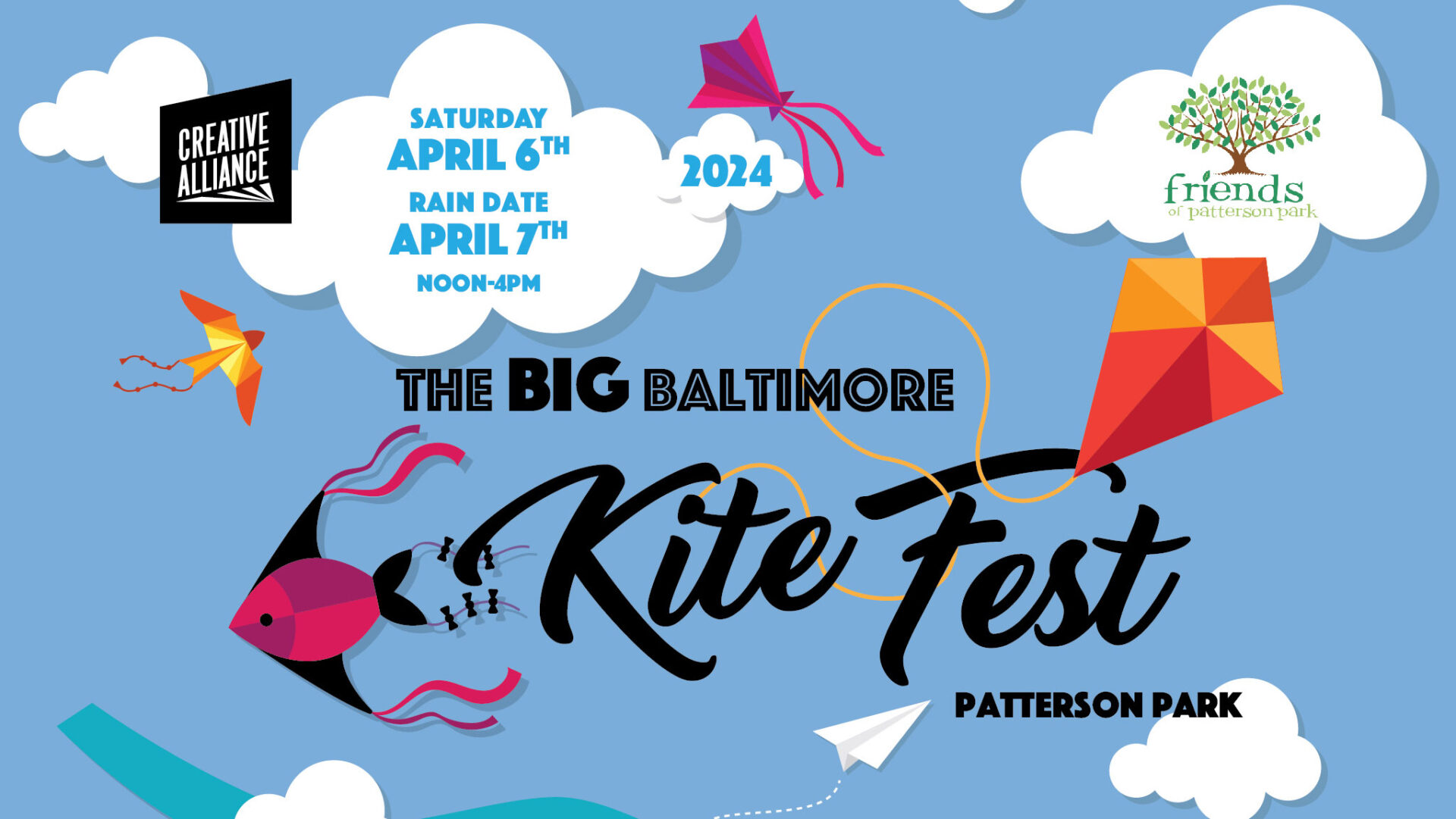 2024 BIG Baltimore Kite Fest in Patterson Park