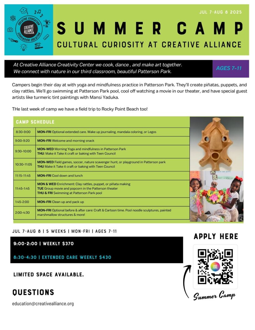 Summer Camp Schedule